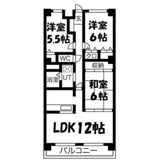ヒルトップ井上【4階】の間取り