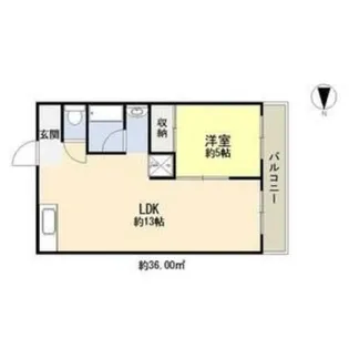 メダリアン巽【3階】の間取り