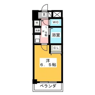 エコーハイツ【2階】の間取り