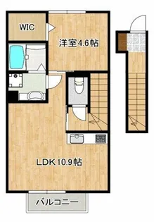J‘s stageⅡ【203号室】の間取り