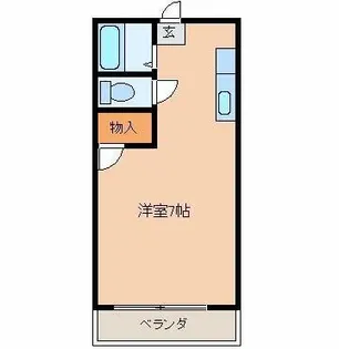 ロウタスビル【201号室】の間取り