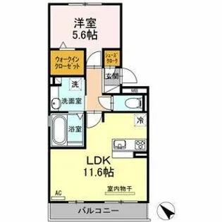 グランドメゾン 新守山【302号室】の間取り