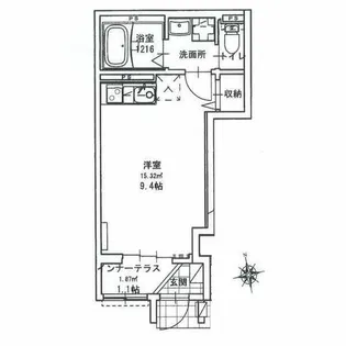 パークコート【1階】の間取り