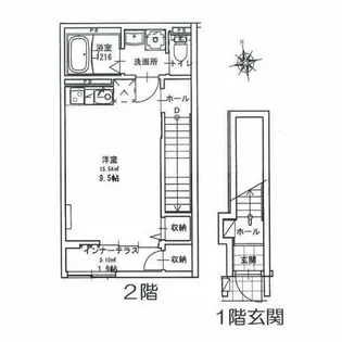 パークコート【201号室】の間取り