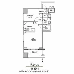 グラン・アベニュー栄【7階】の間取り