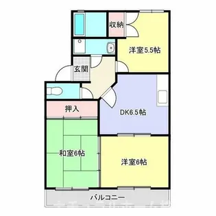 ヴェルデ・ジャルディーノA【2階】の間取り