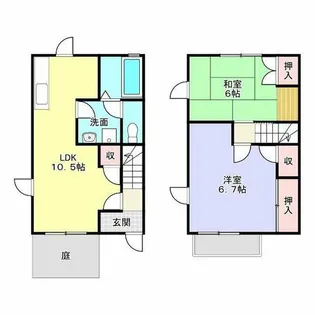 グレイスヴィラB棟【B1号室】の間取り