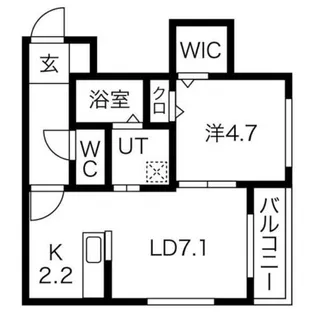アウラ サッポロ【4階】の間取り