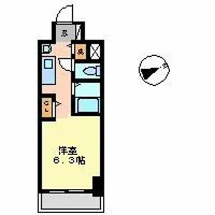 プレサンス金山グリーンパークス【3階】の間取り