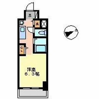 プレサンス金山グリーンパークス【3階】の間取り