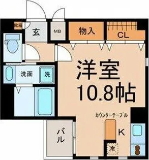 鳥居西アベニュー【3階】の間取り