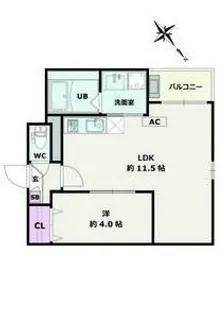 Jack matsunokiⅠ【1階】の間取り