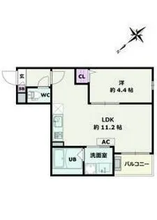 Jack matsunokiⅠ【1階】の間取り