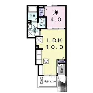 パル・ボナール【1階】の間取り