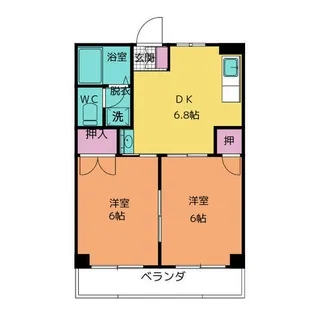 エポックハイツ【3階】の間取り