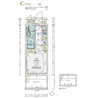 エステムコート名古屋セントリア【7階】の間取り