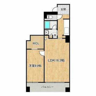 ブラービ南船場【5階】の間取り