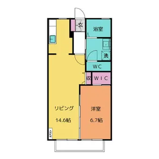 アレイ大島【2階】の間取り