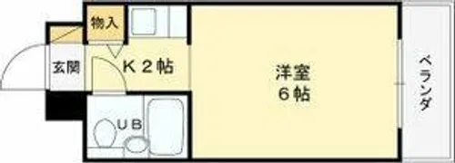 インペリアル関西エアポートA棟【601号室】の間取り