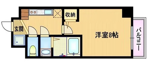 S-RESIDENCE都島【5階】の間取り