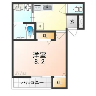 フジパレス堺今池サウス【1階】の間取り