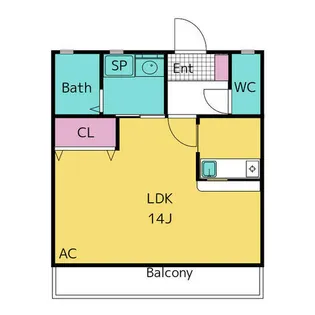 エミール八帖【2階】の間取り