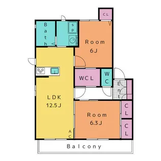 プロヌーブ エグゼ【1階】の間取り