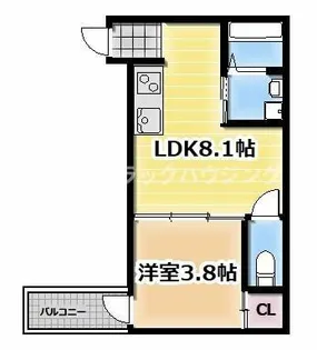F asecia Magnolia【3階】の間取り