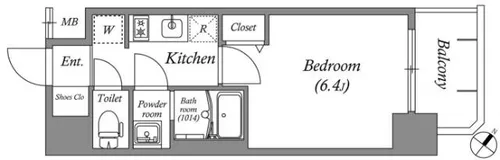アドバンス名古屋シュテルン【2階】の間取り