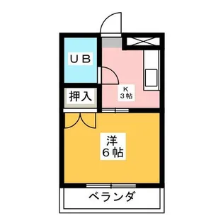 コーポちひろ【3階】の間取り