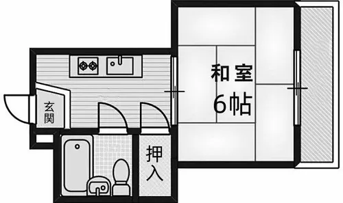 ビスタ新庄ハイツⅢ【6階】の間取り