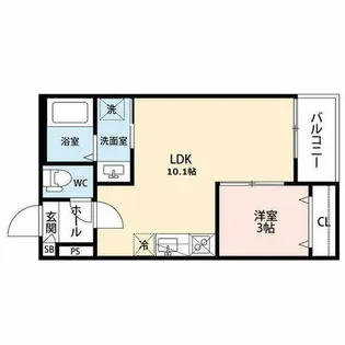 GRANDBLUE nagasuka Ⅲ【1階】の間取り