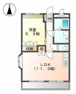 ビューパレス集【2階】の間取り