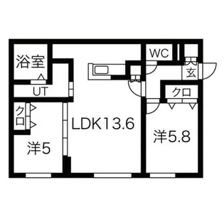 NOVEL南8条【1階】の間取り
