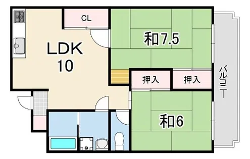 一宮館【2階】の間取り