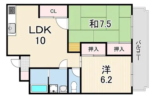 一宮館【3階】の間取り