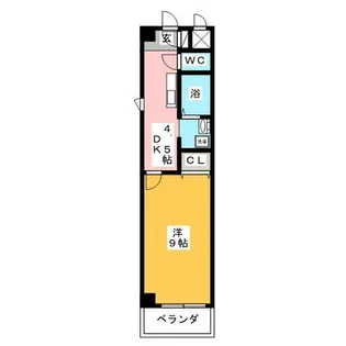 サンコート日比野【3階】の間取り