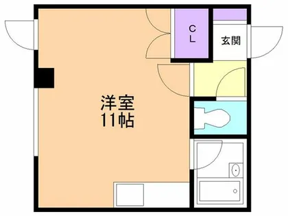 SNOWPAL【201号室】の間取り