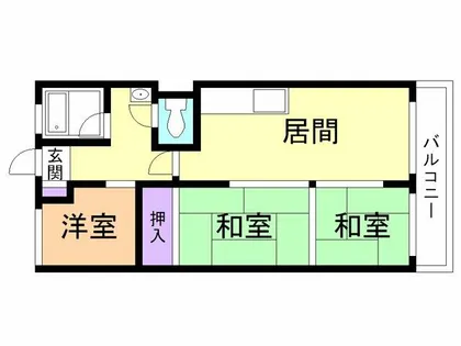めぐみマンション【305号室】の間取り