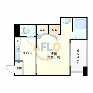 メゾンリビエール【4階】の間取り