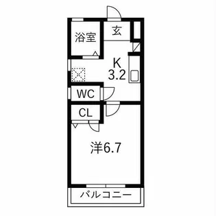 大宮サンハイム【1階】の間取り
