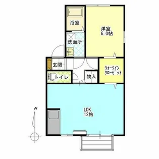 メゾン山和【C207号室】の間取り