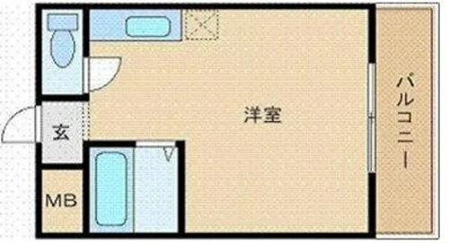 春日町西田マンション【3階】の間取り