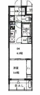 Alivis九条【10階】の間取り