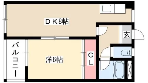 太都ビル【5D号室】の間取り