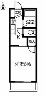 オスカーハイツ【202号室】の間取り