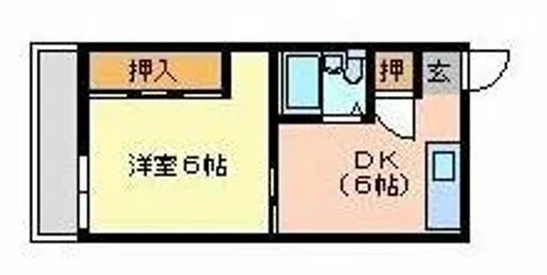 有田ハイム【504号室】の間取り