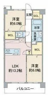 クレスト本郷【1階】の間取り