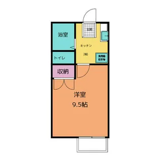 グリーンハイツなるみA棟【2階】の間取り