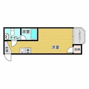 ラコート滝谷【101号室】の間取り
